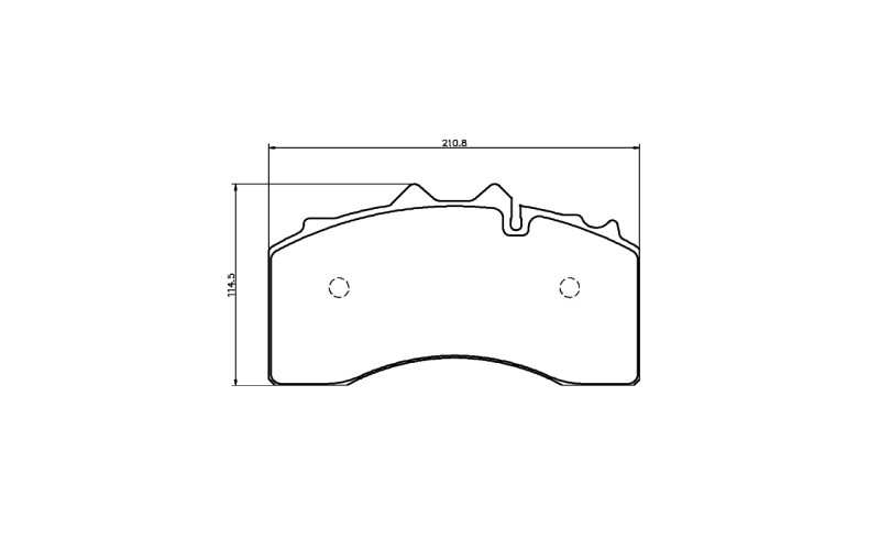 Колодки тормозные дисковые BPW 8200 TSB4309 (09.801.07.96.0)