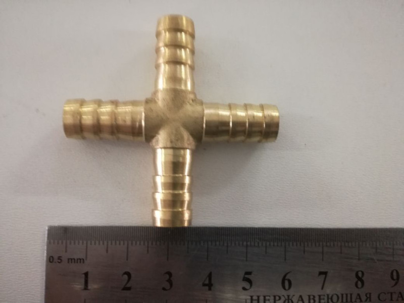 Наконечник переходник Х-образный D10мм АТ-0190