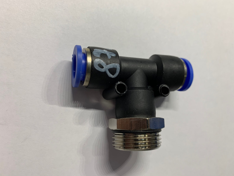 Соедин. торм. трубок (нар. рез) М22*1,5-10мм. Т-обр