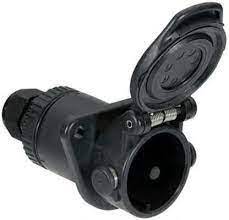 Розетка 7 полюсов, EBS, ISO 7638, пластиковый корпус, клеммный зажим Marshall M7334002