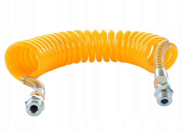 Шланг пневматический (воздушный) 7,5м М22 желтый АВТОМАГНАТ