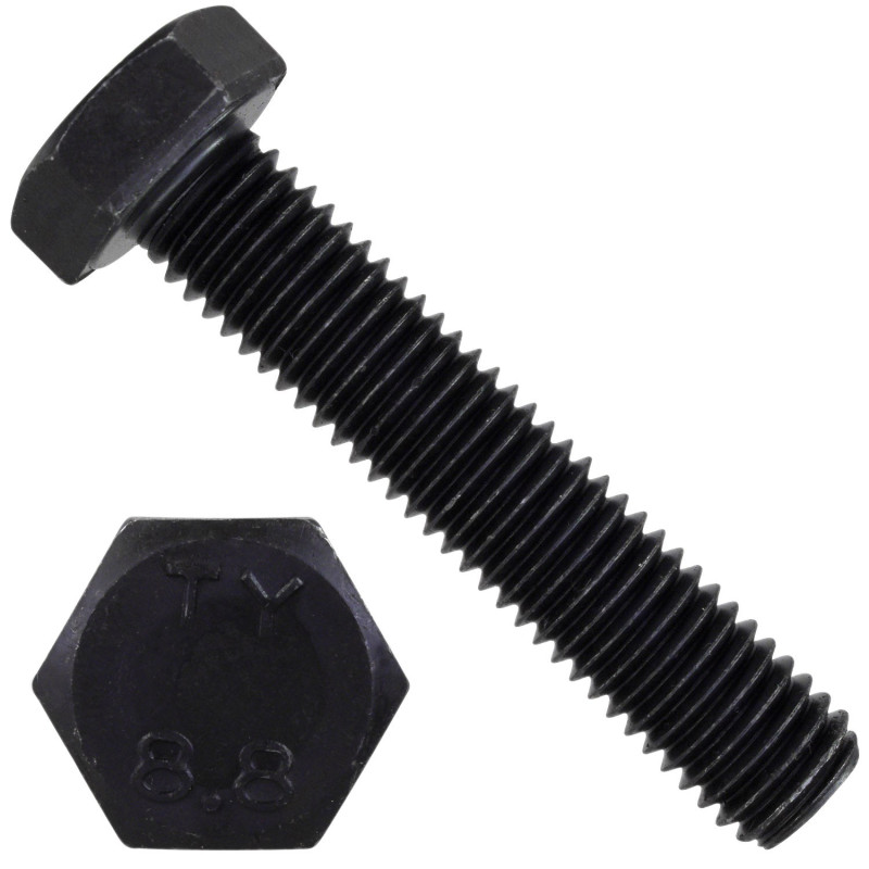 Болт M20х50 пр.10,9 полная резьба DIN 933 черный высокопрочный