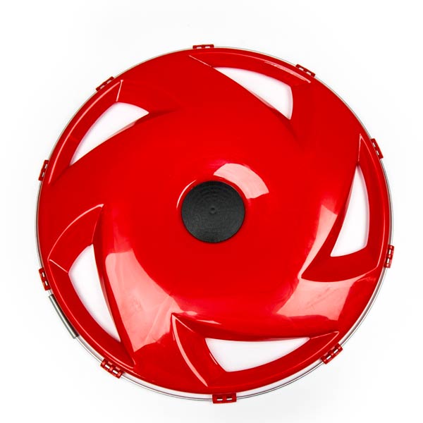Колпак колеса (вентилятор) задний R-22.5 красный