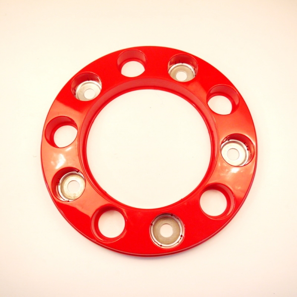 Колпак колеса передний ступичный пустой R-22.5 (пластик, красный)