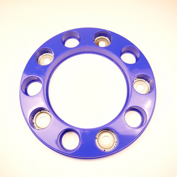 Колпак колеса передний ступичный пустой R-22.5 (пластик, синий)