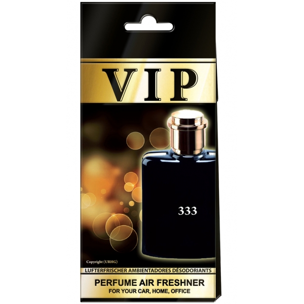 Ароматизатор подвесной "CARIBI" VIP №333 по мотивам Trussardi "Black Extreme"