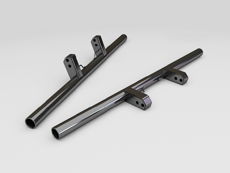 Отбойник задний под трубу