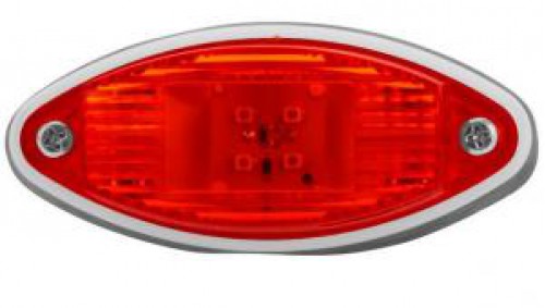 Указатель габарита (Лодочка) крас. ГФ2.3716-02LED
