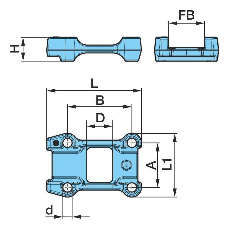Плита полурессоры BPW