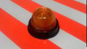 Знак НЕГАБАРИТНЫЙ ГРУЗ 400х400 24V (с желтым мигающим габаритом)