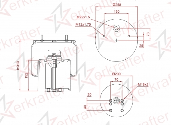 Пневморесcора 941MB (пласт. стакан)