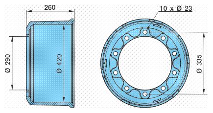 Барабан тормозной BPW (03.109.77.42.0) ECO Drum / BPW®