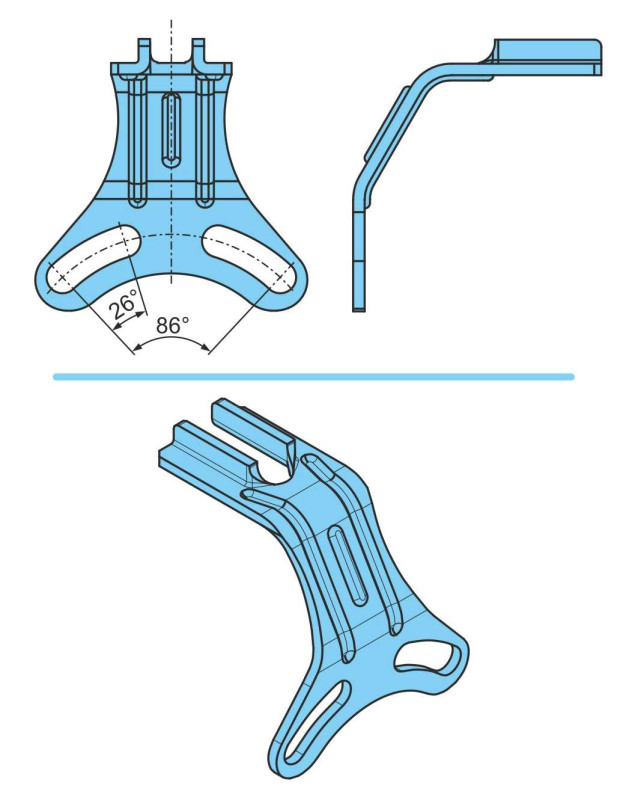 Кронштейн рычага тормозного BPW 03.165.25.28.0
