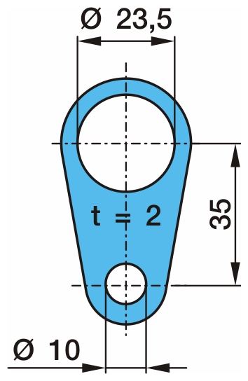 Шайба стопорная Ø10/Ø23,5x35 BPW (03.232.13.01.0) / BPW®