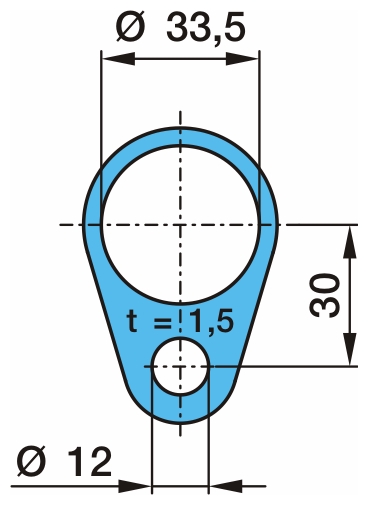 Шайба стопорная Ø12/Ø33,5х30 BPW (03.232.13.02.0) / BPW®