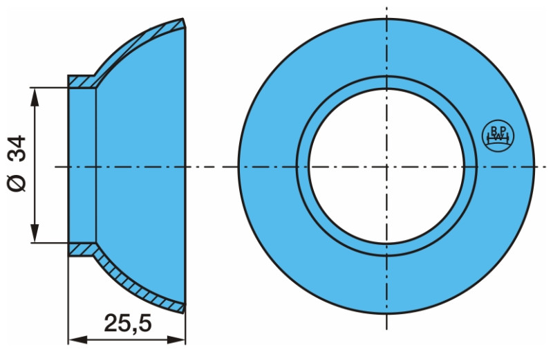 Пыльник тормозного вала BPW (03.120.43.10.0)