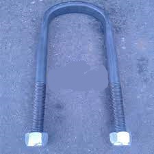 Стремянка рессоры M24*3.0-B14-128/(277-300) HD80 BPW c гайками, L=300, HD=110 / Weweler B179M24B019