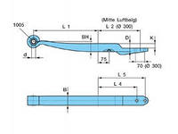 Рессора BPW (05.082.13.89.0) / MARSHALL (M1071500)/4228