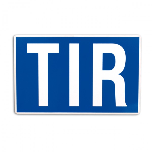 Знак TIR (23х25см) наклейка