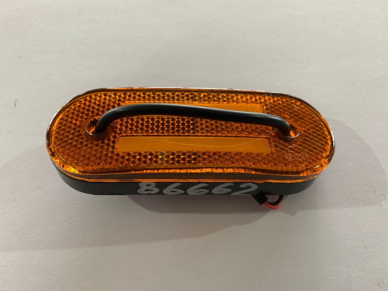 Фонарь габаритный желтый с неоновым маркерным светом (две полосы) арт.147-00