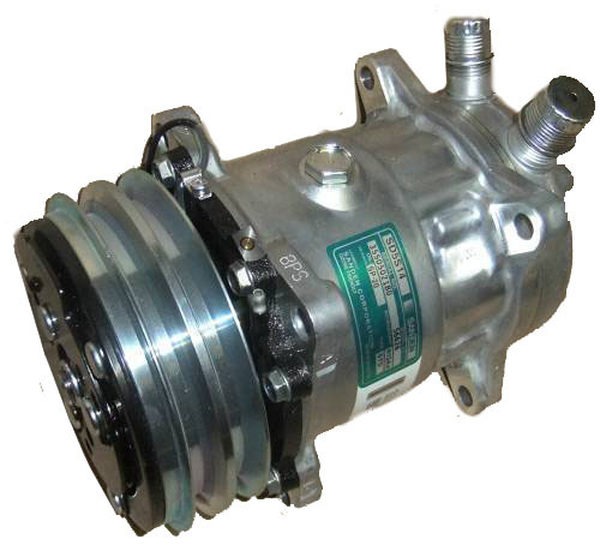 Компрессор кондиционера SANDEN SD5S14, 12 V, шкив клиновой (2 ремня)