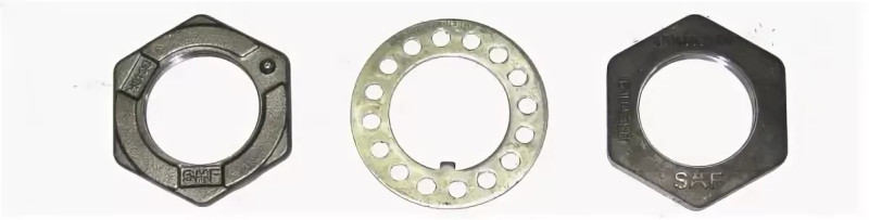 Гайка комплект /внутр., наружняя, шайба)/ 3.011.0040.01 / Sampa 075.596 @10218
