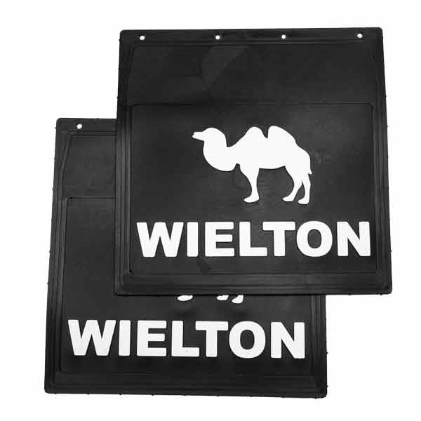 Брызговик 400*400 LUX черный Wielton + логотип белая надпись