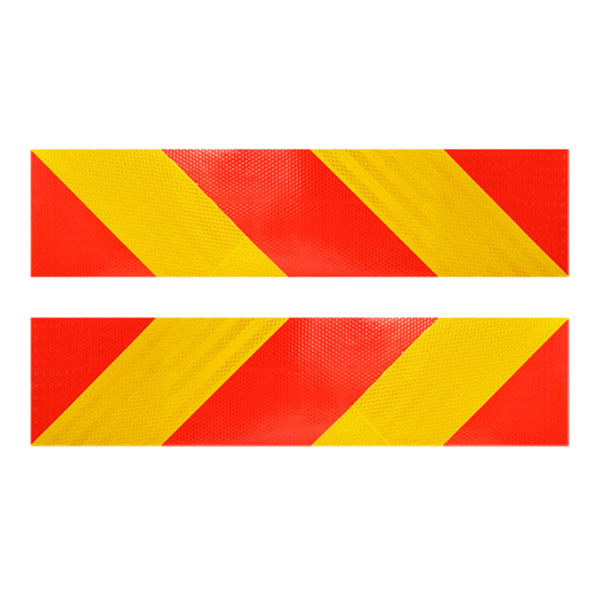 Наклейка предупреждающая "ДЛИННОМЕР" 130*560мм (к-т 2шт)