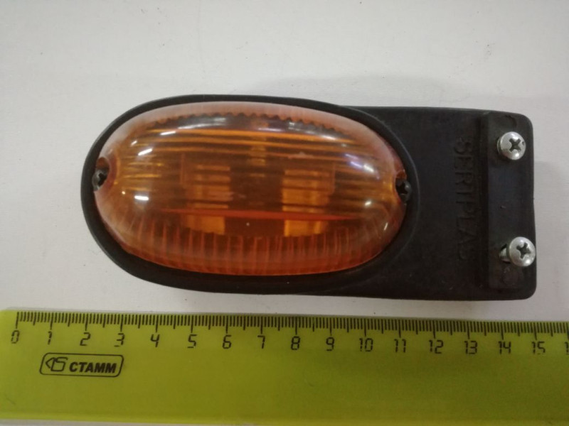 Фонарь габаритный с кронштейном (желтый)