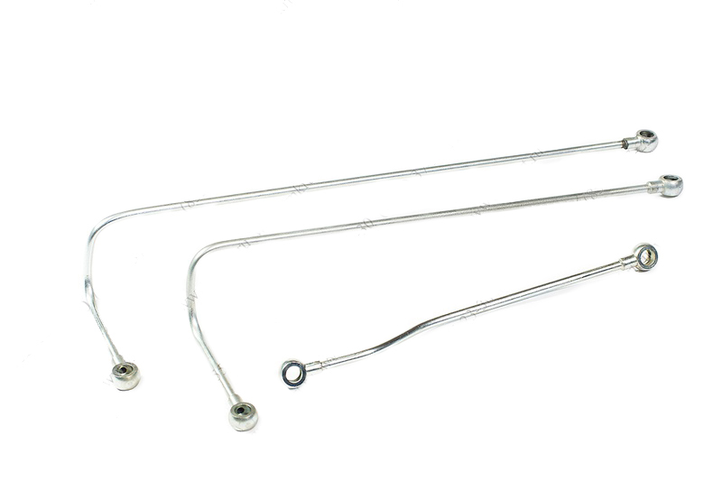 Трубка воздухопраспределителя КПП ЯМЗ-238ВМ к-т из 3 шт (МАЗ) 238М-1723081/82/132-40