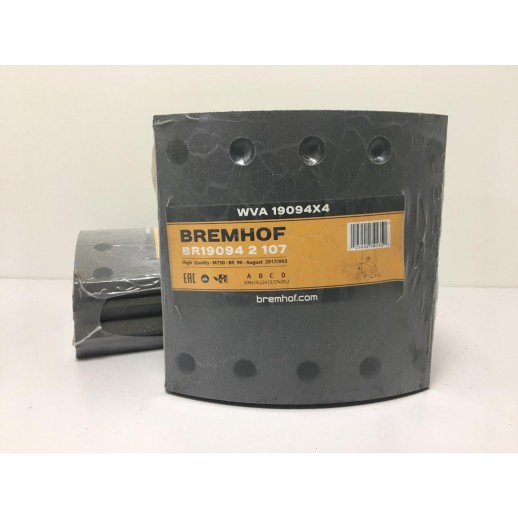 Накладки тормозные 19094 17 80 0015608 Beral