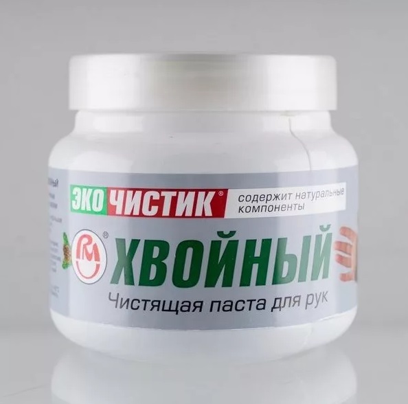 Средство для очистки рук Чистик Эко Хвойный 450мл(банка)