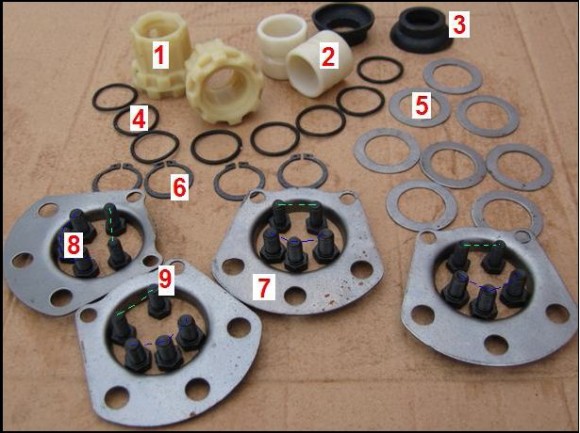 Р/к разжимного вала на ось ВМТ (комплект)