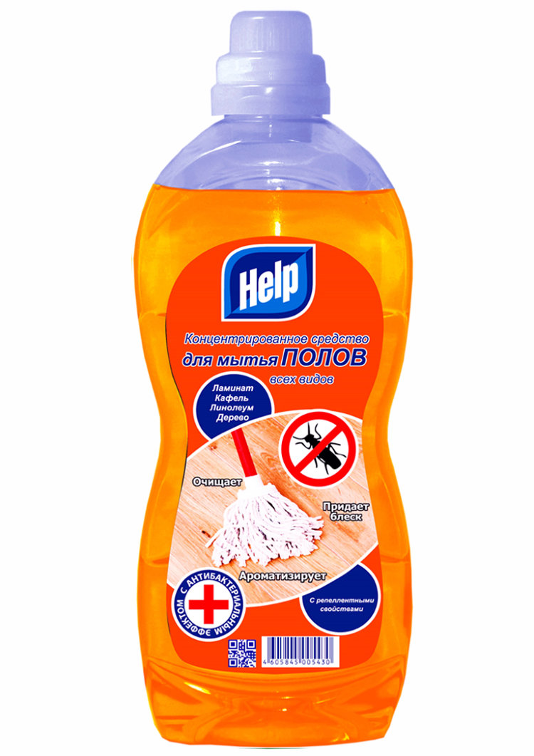 Средство для полов ХЕЛП Морской бриз 1л. 6*12