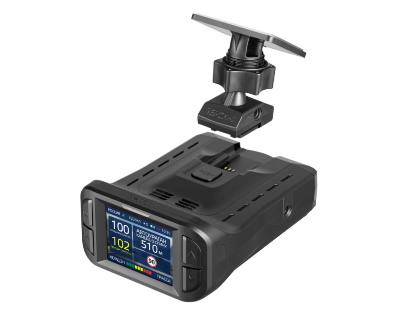 iBOX Phantom Радар-детектор автомобильный, сигнатурный, с WiFi и двумя LNA усилителями