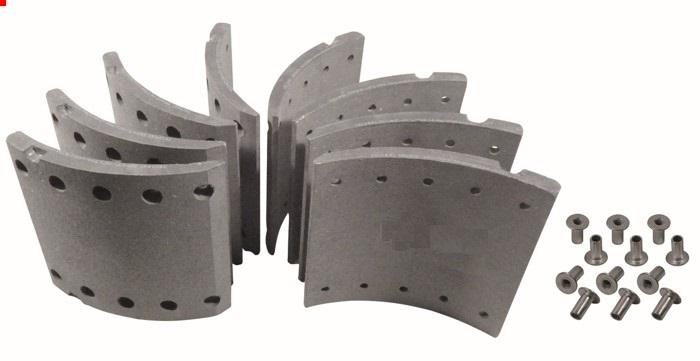 Накладки тормозные 19094. 2 рем. Комплект из 8 накладок с заклёпками / Fras-le 19094 20 @91526