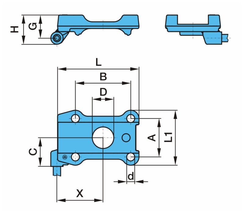 Пластина опорная амортизатора (правый) F150 OR2 B25 (05.032.11.40.0)