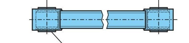 Штанга реактивная нерегулируемая 05.443.48.39.0 (445 мм)